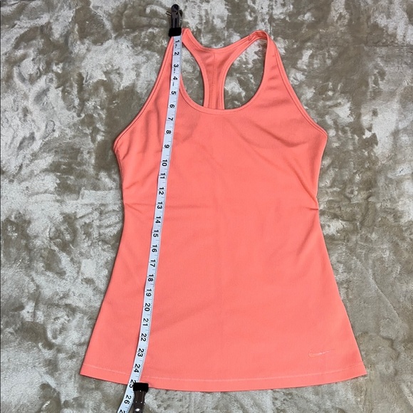 Nike Orange Sleeveless Fitted Backless Tank Top - Picture 6 of 8